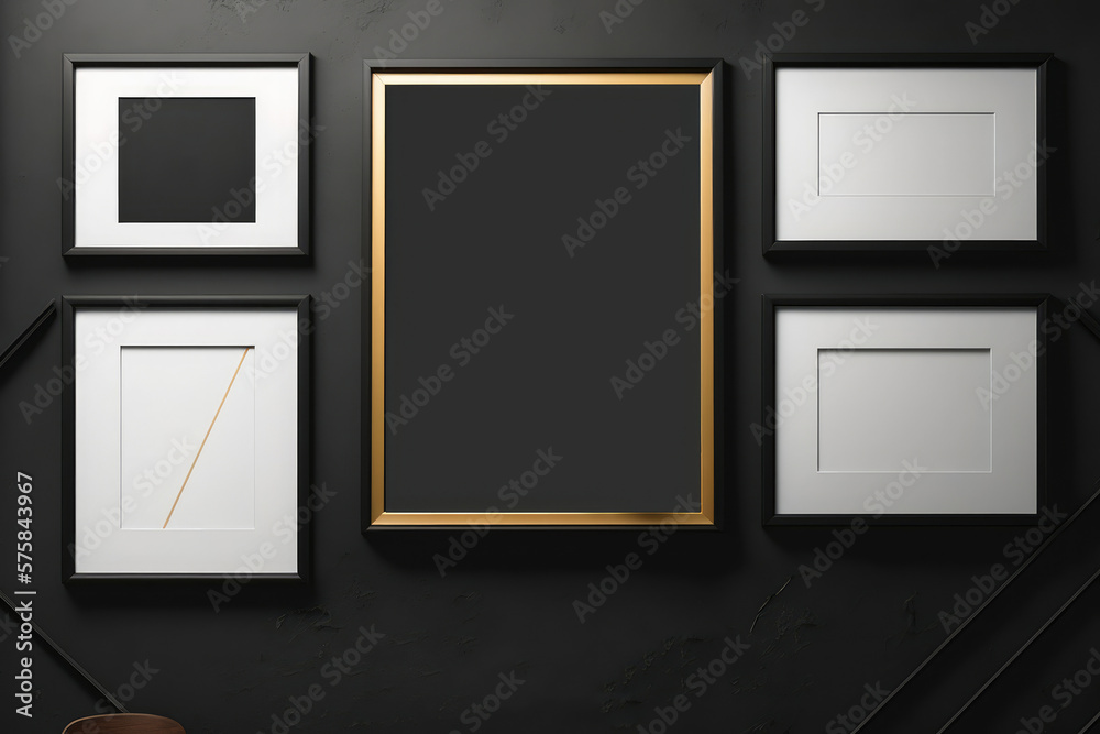 Photo Frame Gallery Wall Mockup Photo Frame Gallery Wall Mockup