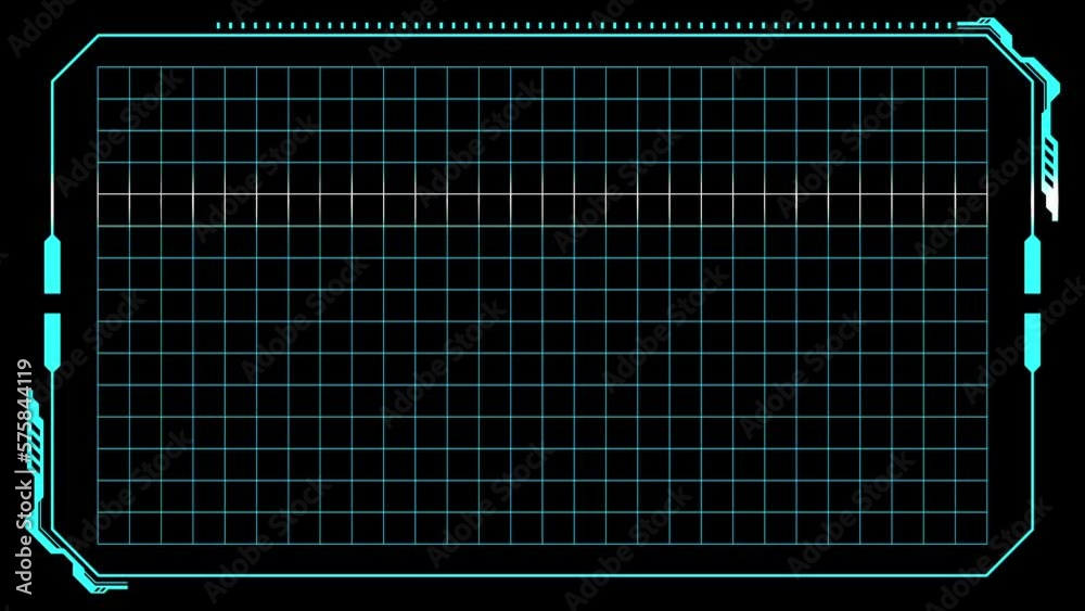 Digital technology is framed by HUD holograms. Interference technology model. HUD element. VR virtual reality, AI artificial intelligence, and futuristic technology concept