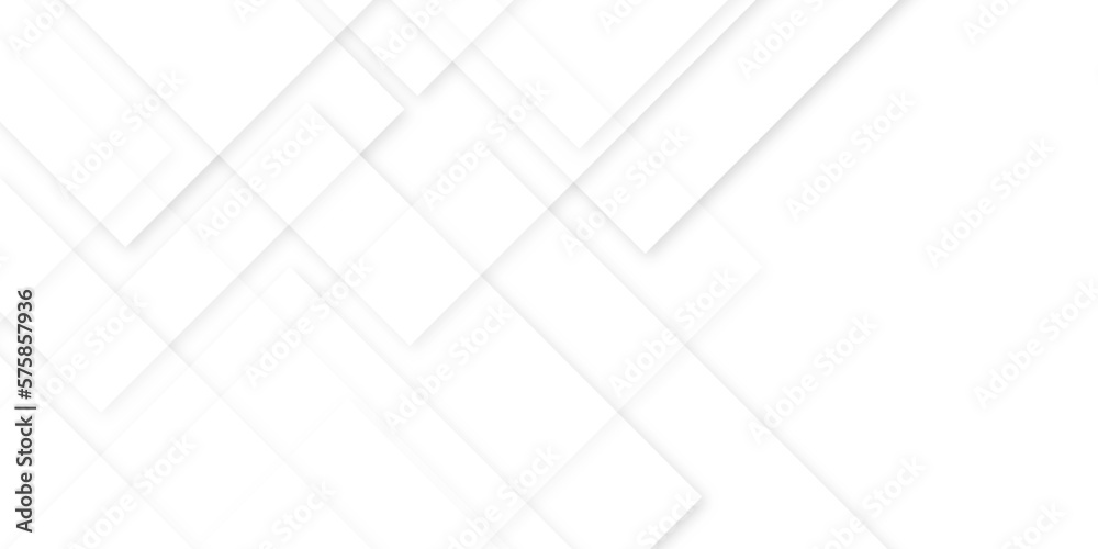 Abstract seamless modern white and gray color technology concept geometric line vector background, pattern of geometric white and gray color elegant abstract background, white background with lines. - obrazy, fototapety, plakaty 