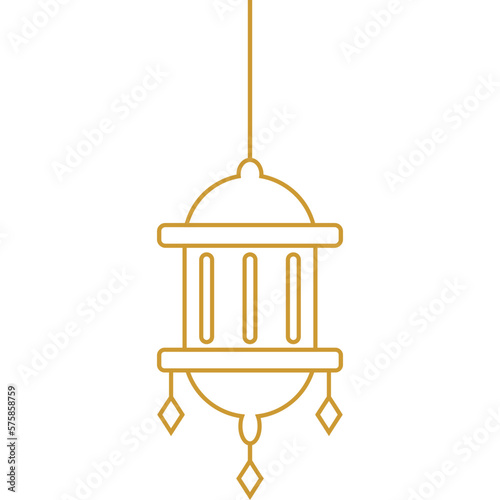 Islamic Lantern Outline