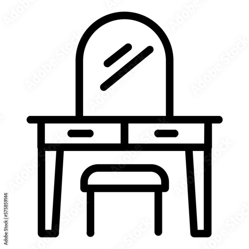 Dressing table icon