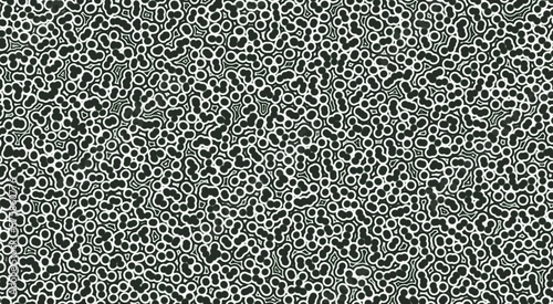 microbes like objects on circular cell wall membranes on abstract background with 3D rendering for biology, science, cell pattern concepts
