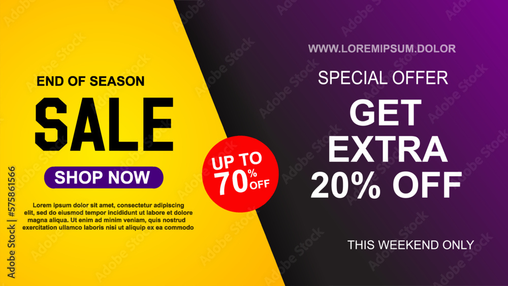 Flash sale banner Flash sale banner