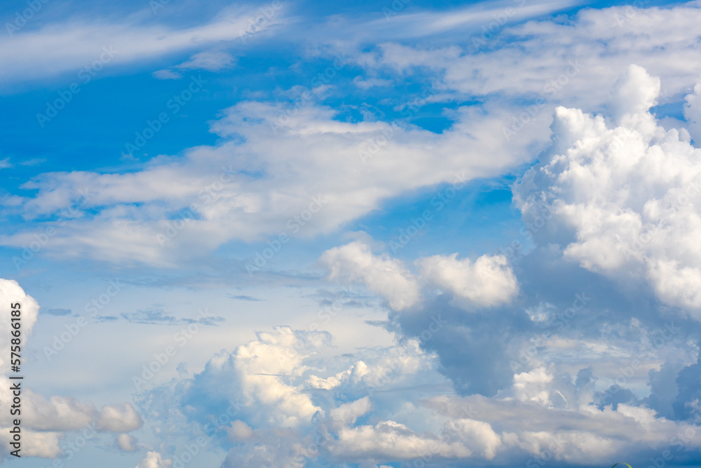 clouds and blue sunny sky, white clouds over blue sky, Aerial view, nature blue sky white cleat weather. clouds and blue sunny sky, white clouds over blue sky, Aerial view, nature blue sky white cleat weather.