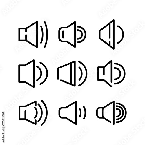 volume icon or logo isolated sign symbol vector illustration - high quality black style vector icons
