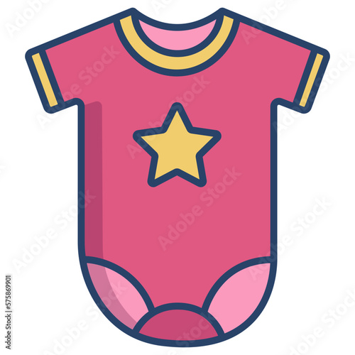 kids singlet dress icon