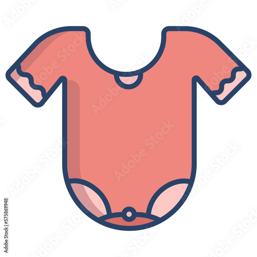 kids singlet dress icon
