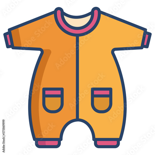kids singlet dress icon