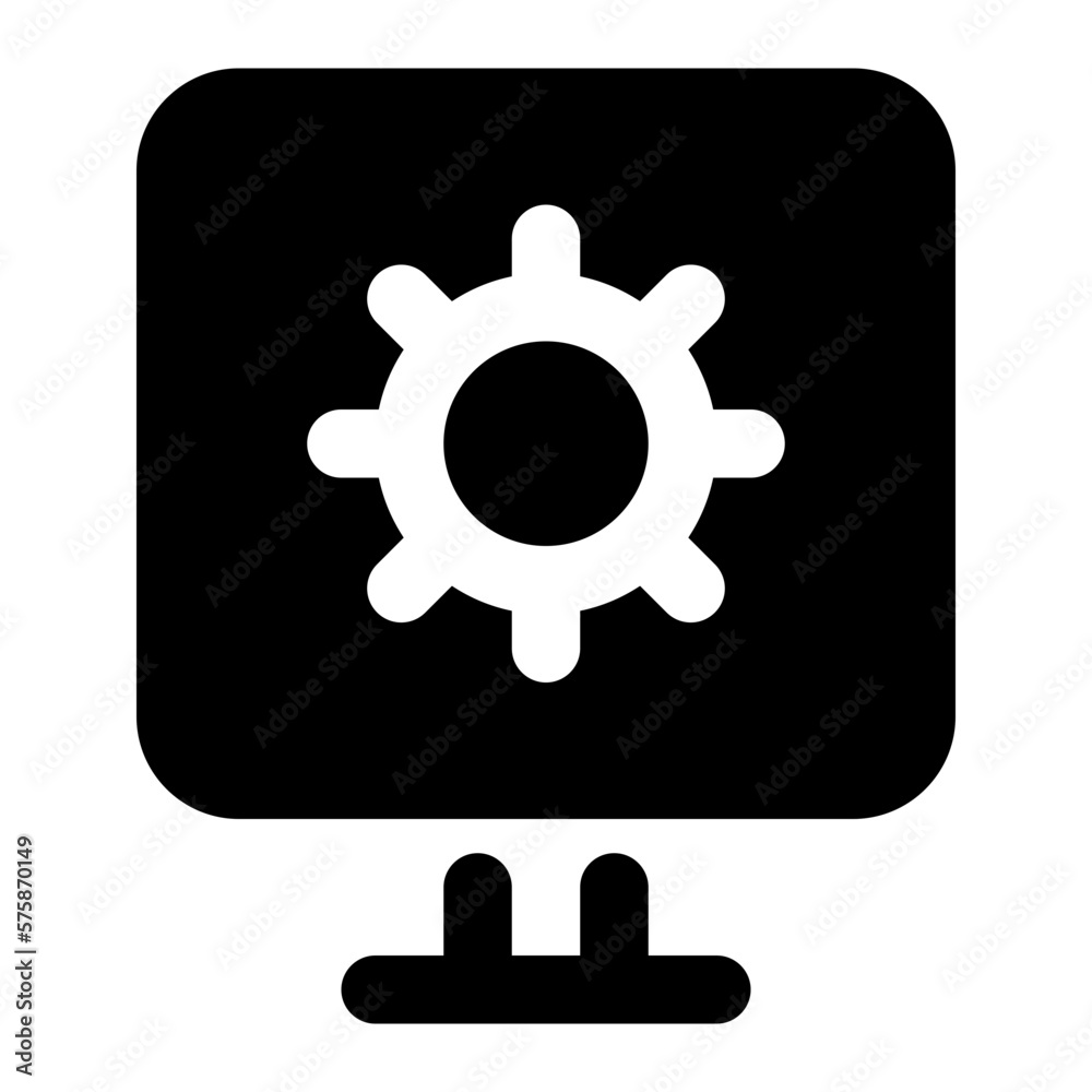 computer glyph icon computer glyph icon