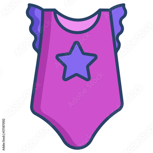 kids singlet dress icon