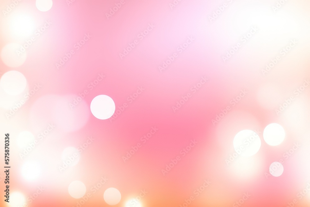 abstract bokeh on pink background created with generative AI