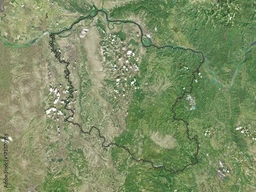 Branicevski, Serbia. High-res satellite. No legend photo
