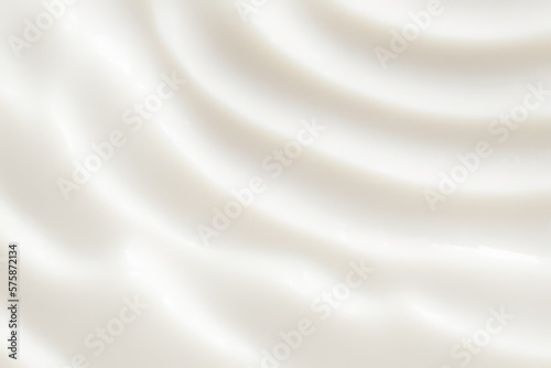 white thick liquid background created with generative AI