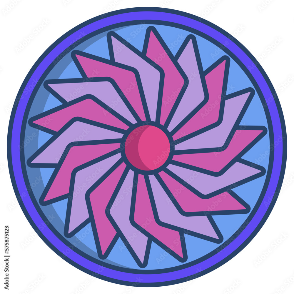 Fototapeta premium Mandala icon