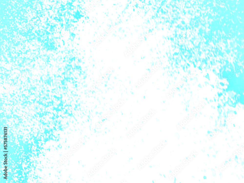 白いしぶきと清々しい水色の背景 白いしぶきと清々しい水色の背景