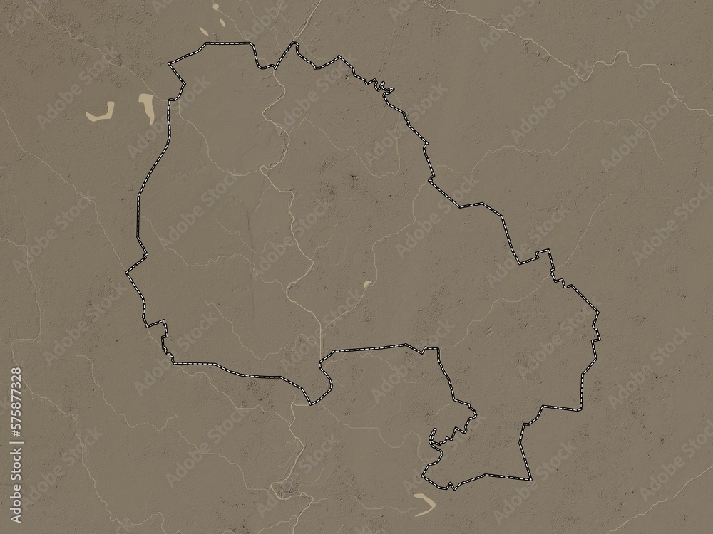 Severno-Banatski, Serbia. Sepia. No legend