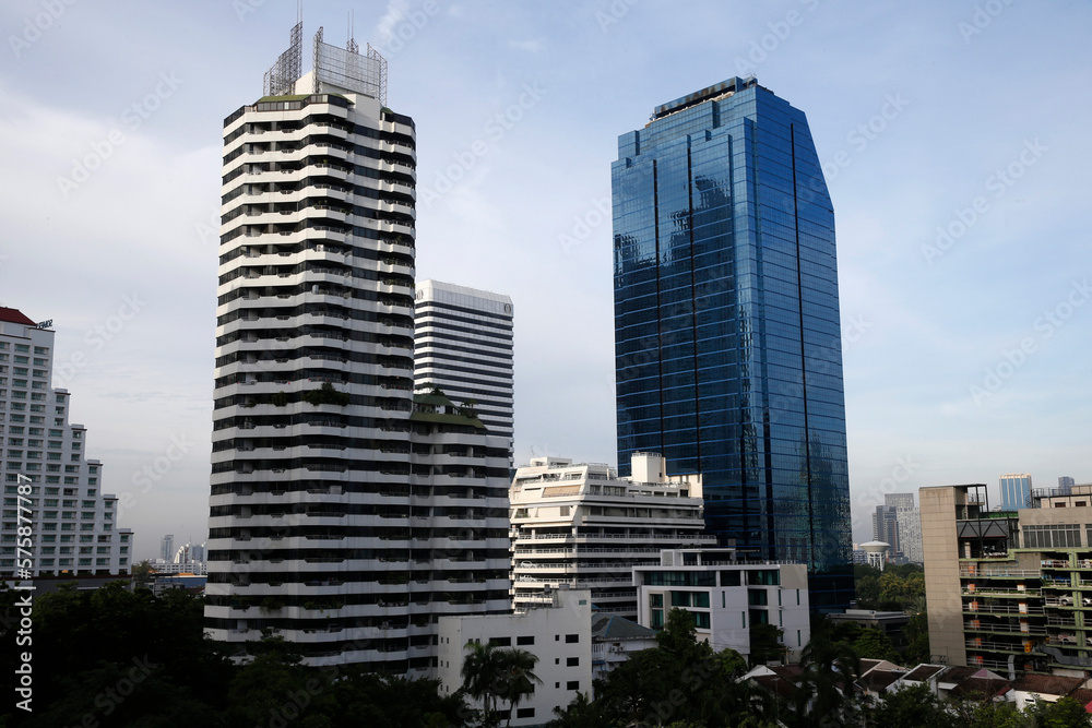 Buildings in Bangkok. Thailand.