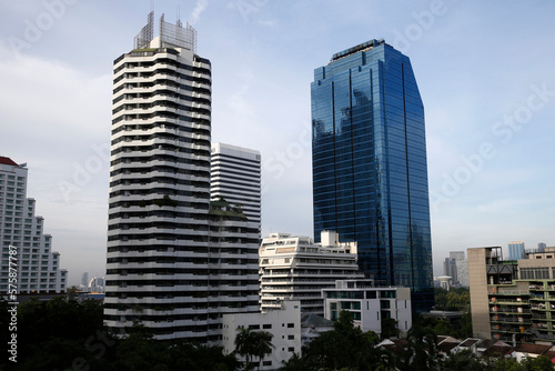 Buildings in Bangkok. Thailand.