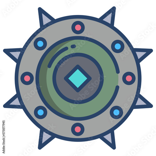 Spiked Shield icon