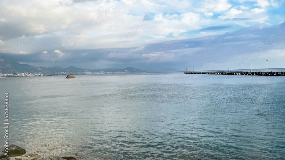 Alanya winter pier