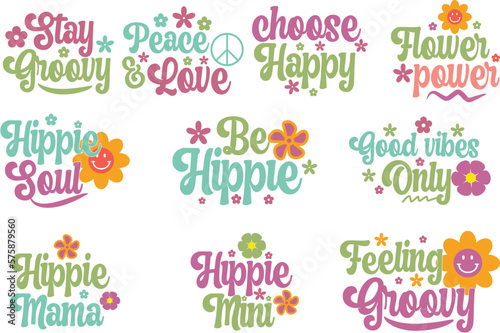 Hippie SVG bundle 