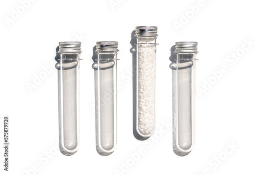 Carbamide in PET preform bottle with aluminium cap. Chemicals ingredient used as a fertilizer and feed supplement.