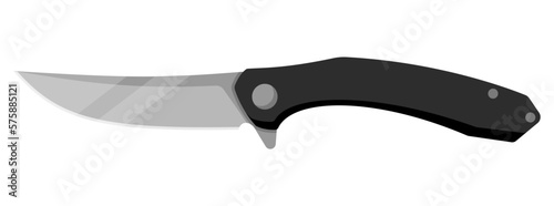 Jackknife. Cute jackknife isolated on white background. Vector illustration