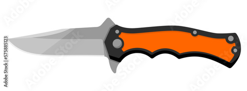 Jackknife. Cute jackknife isolated on white background. Vector illustration