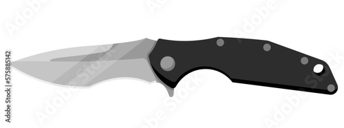 Jackknife. Cute jackknife isolated on white background. Vector illustration
