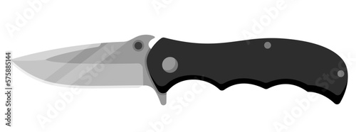 Jackknife. Cute jackknife isolated on white background. Vector illustration