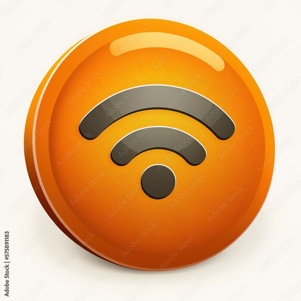 Wifi vector style icon. generate by ai Wifi vector style icon. generate by ai