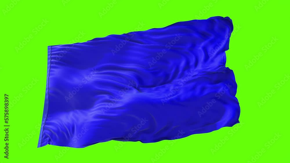 Blue Green Screen Flag Animation Blue Green Screen Flag Animation