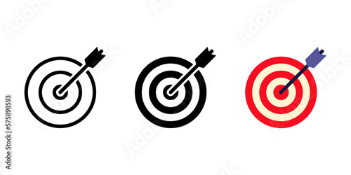 Vector Target icon set illustration