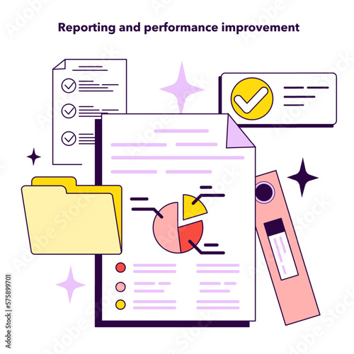 Reporting and performance improvement. Key performance indicators