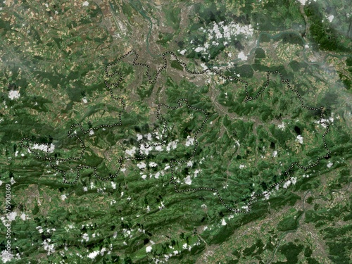 Basel-Landschaft, Switzerland. Low-res satellite. No legend photo