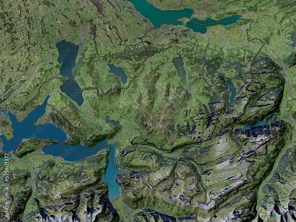 Schwyz, Switzerland. High-res satellite. No legend Schwyz, Switzerland. High-res satellite. No legend