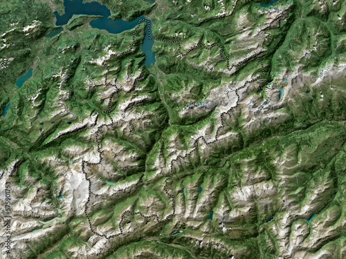 Uri, Switzerland. Low-res satellite. No legend photo