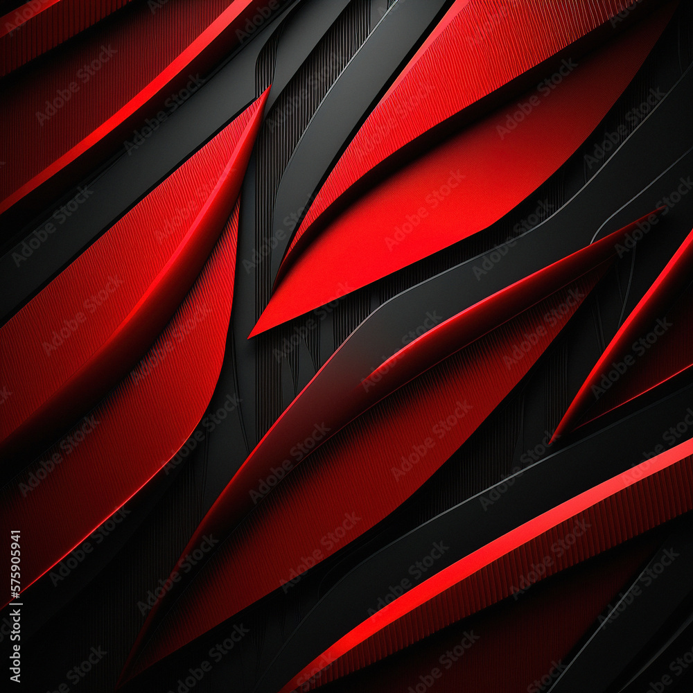 Corporate concept red black contrast background. abstract black red