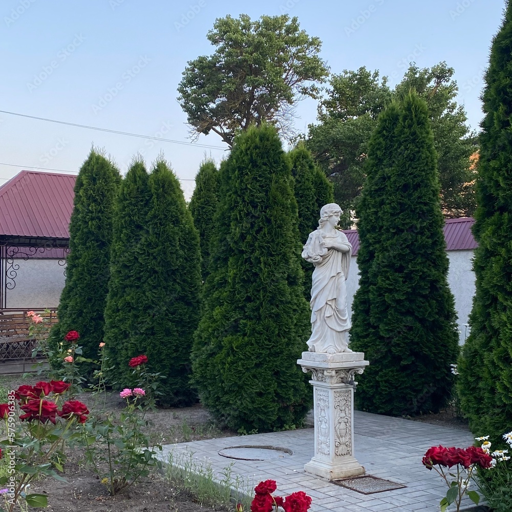 Fototapeta premium statue in the garden