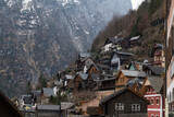 View of Traditional House Hallstatt Village. Unesco World Heritage. Austria