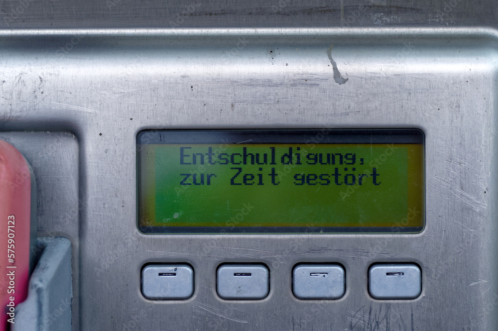 Dispalyanzeige Telefonsäule Dispalyanzeige Telefonsäule