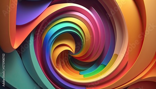 Abstract rainbow background  generative ai