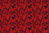Abstract tileable backdrop of black neurons into red blood. Overhead shot.
