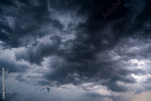 Wallpaper Mural  Dark sky with stormy clouds. Dramatic sky ,Dark clouds before a thunder-storm. Torontodigital.ca