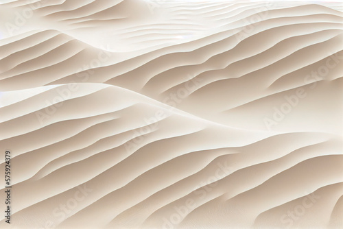 white sand waves background, ai generation
