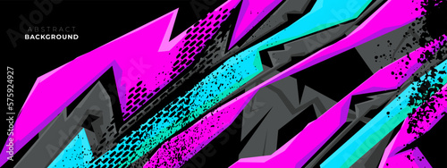 Abstract background modern vector racing multicolored. vector banner design