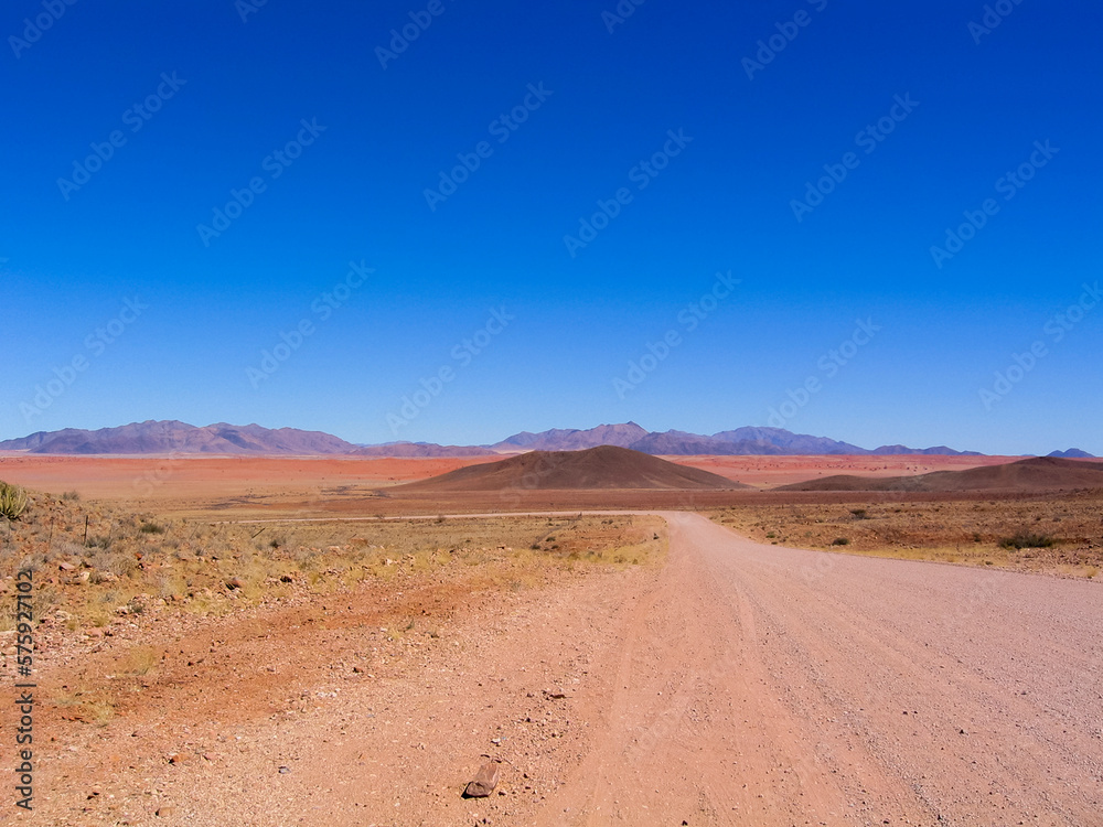 landscape with red mountains, Damaraland, Namibia