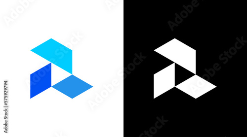 Wallpaper Mural Letter R logo triangle for home construction vector monogram Design Torontodigital.ca