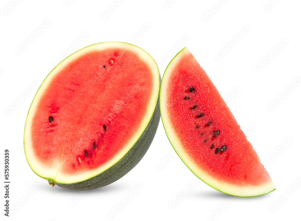 watermelon isolated on white background, clipping path, full depth of field watermelon isolated on white background, clipping path, full depth of field