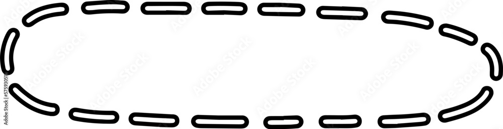 Dotted Outline Ellipse Text Banner Dotted Outline Ellipse Text Banner
